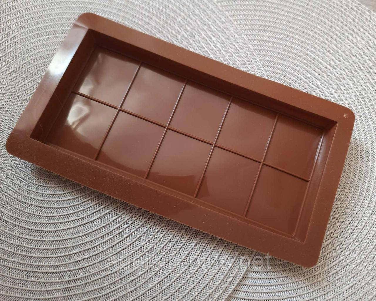 Силіконова форма для шоколаду Дубайський шоколад 22 см на 10 см, фото 1