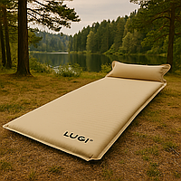 Матрац для намету самонадувний туристичний похідний надувний матрац 190×65 см