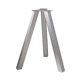 Комплект ніжок для столу з металу 730 мм 3 шт Minimal Сатин