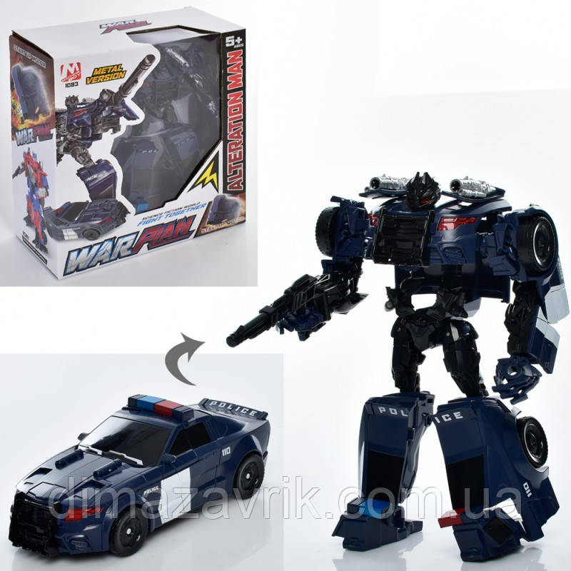 Трансформер 1083 21 см Поліцейська машина, фото 1