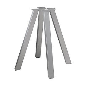 Комплект ніжок для столу з металу 730 мм 4 шт Minimal Сатин