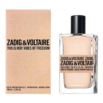 Zadig & Voltaire This Is Her! Vibes Of Freedom edp 100 ml, Франція