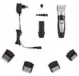 Машинка для стриження тварин Mesko MS2826 Тример для грумінгу Безшумна машинка для стрижки собак та котів, фото 8