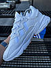Чоловічі кросівки Adidas Ozweego White Адас Озвіго білі шкіряні, фото 6