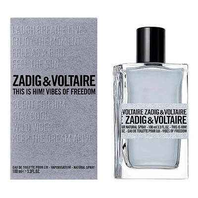 Zadig & Voltaire This Is Him! Vibes Of Freedom edt 100 ml, Франція
