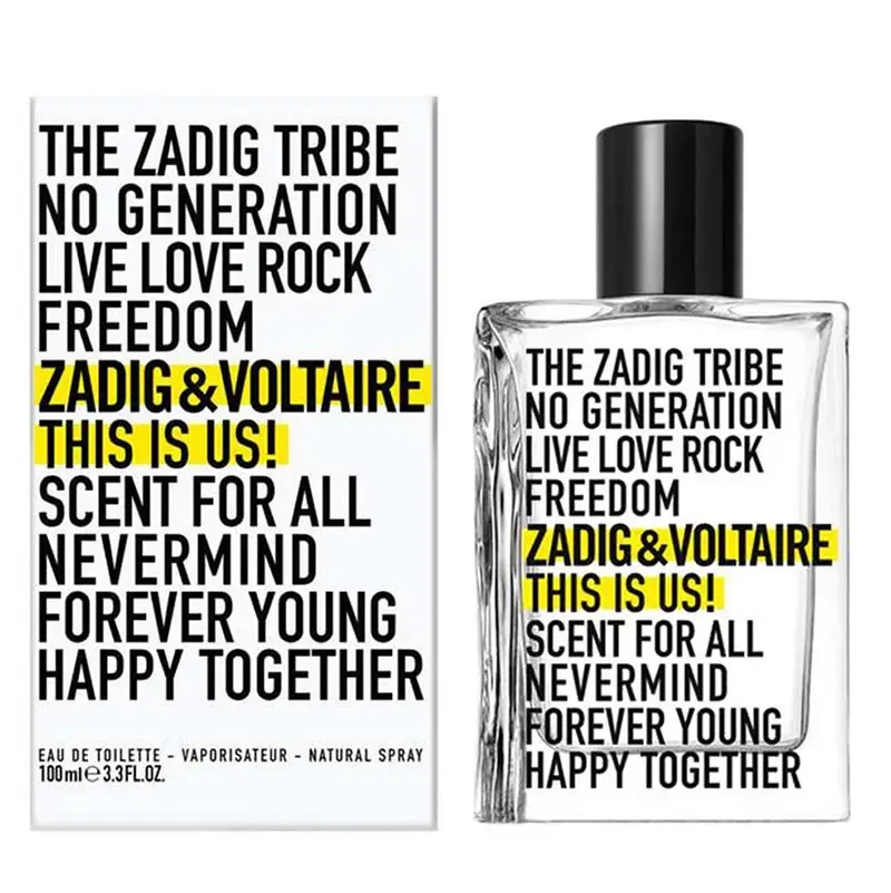 Zadig & Voltaire This is Us! edt 100 ml, Франція, фото 1