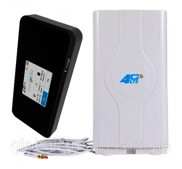 5G/4G WiFi роутер Inseego Novatel M2000 Cat 22 до 2.5 Гб/сек (KS,VD,Life) + антенна MIMO планшет