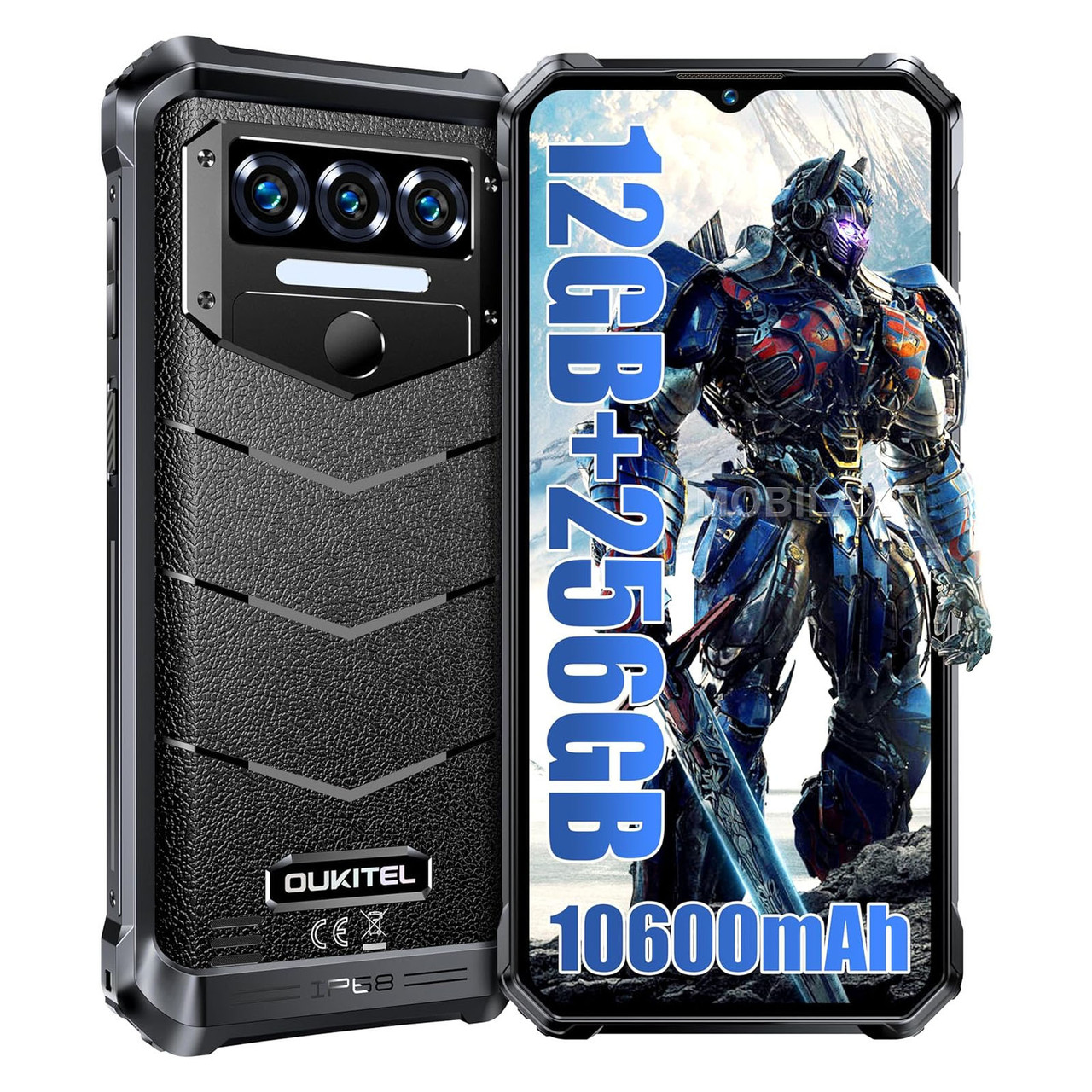 Телефон протиударний Oukitel WP38 12Gb/256Gb IP69K водонепроникний Гарантія 12 місяців