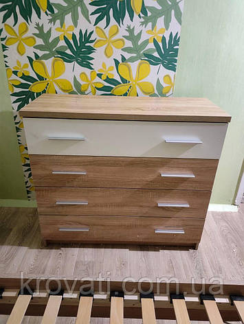 Комод Маркос, Меблі Сервіс, Дуб самоа/білий, фото 2