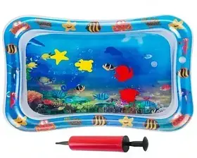 Надувний дитячий водний килимок з насосом AIR PRO inflatable water play mat SV227