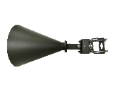 Антена конусна рупорна КР-640.700, 6.1-7.4 ГГц, 200Вт, 20 dBi кругові права та ліва, 0.75 кг, Ø220 x 333 мм (N-type), фото 2