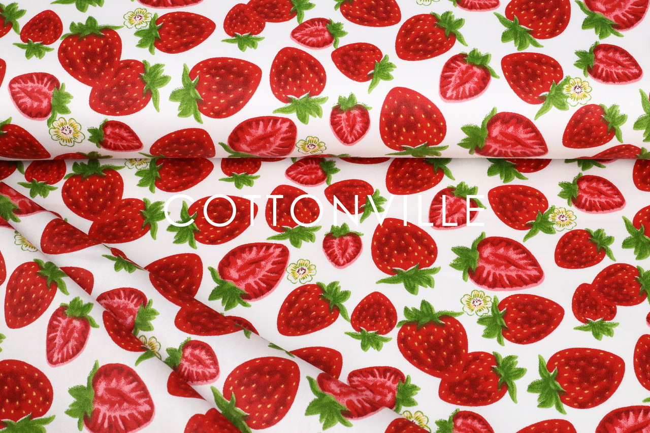 Сатин-твіл Полуниці