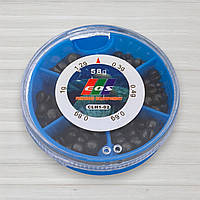 Набір грузил EOS CLH1-02, 58г, 6 розмірів