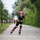Rollerblade ролики Microblade Combo black-pink 28-32, фото 3