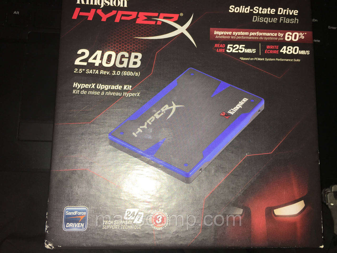 SSD Kingston xyperx 3k 240GB 2.5" SATAIII MLC