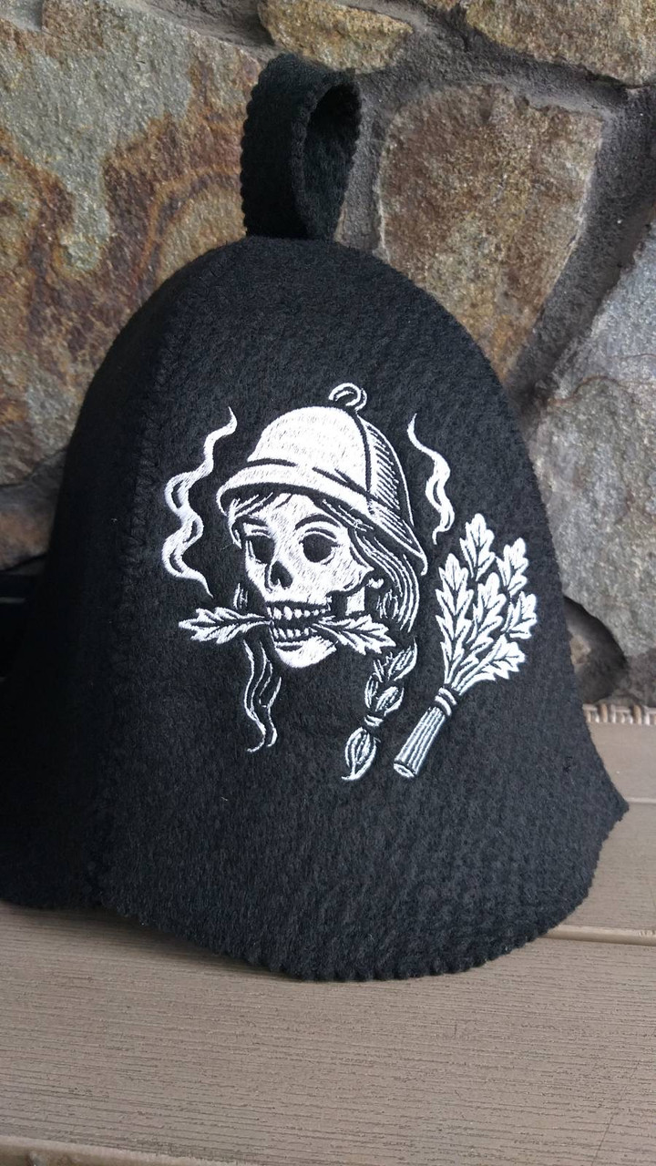Шапка для бані та сауни «Брутальна банщиця", фото 1