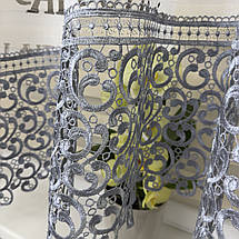 Арка батистова з макраме Кава сіра, фото 2