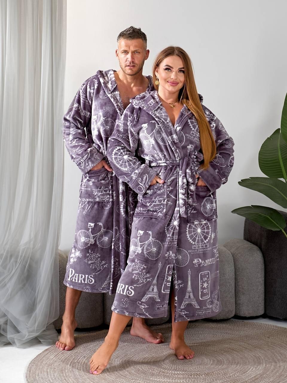 Халат махровий довгий унісекс 9752, фото 1