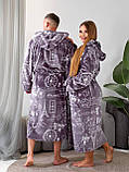 Халат махровий довгий унісекс 9752, фото 4