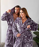 Халат махровий довгий унісекс 9752, фото 2