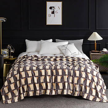 Плед з бамбукового волокна Wellsoft Клітка