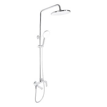 Душова система універсальна Qtap Evia на три споживачі (з виливом) QTEVI111CRM47583 Chrome