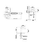 Комплект для Ванної Latwa: Змішувач для раковини LDLAT001CRM45412 + Змішувач для Ванної LDLAT006CRM45414, фото 2