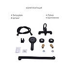 Комплект для ванної Latwa: Змішувач для раковини LDLAT001BLA45418 + Змішувач для ванної LDLAT005BLA45420, фото 6