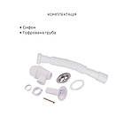 Комплект для ванної Latwa: Змішувач для раковини LDLAT001BLA45418 + Змішувач для ванної LDLAT005BLA45420, фото 8