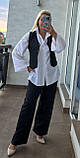 Костюм брюки та жилет зі шнурівкою опт роздріб дроп 9755, фото 3