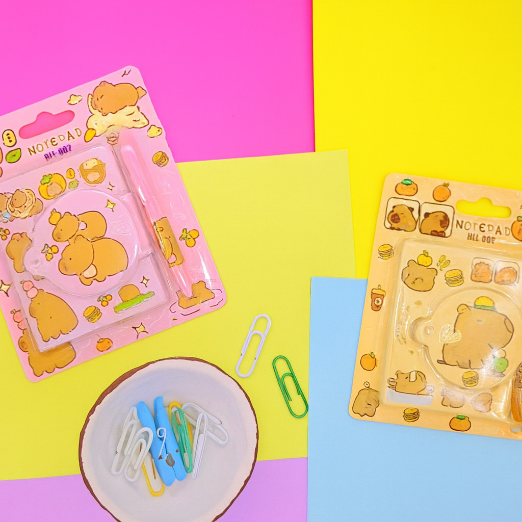 Набір блокнот і ручка-брелок 8*10 см, фото 1