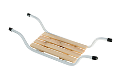 Сидіння для ванни (метал/дерево)  біле