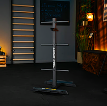 Стійка для дисків і грифів Trex Sport TX-065WR з полицями, фото 2