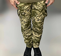 Тактические брюки Wolftrap, украинский пиксель, со вставками под колени, хлопок/полиэстер, размер L Wolftrap тактические штаны