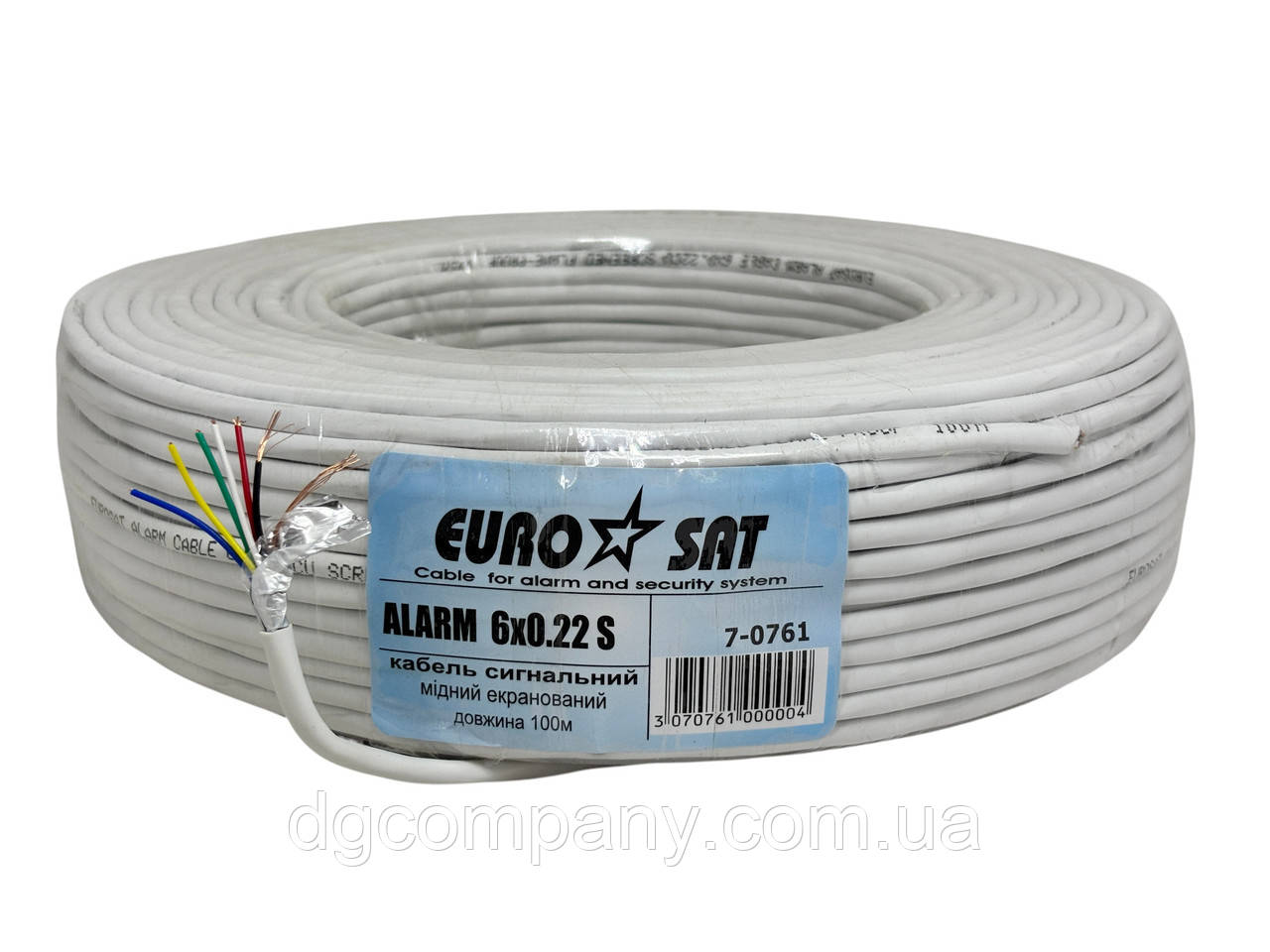 Кабель сигнальний 6х0,22 в екрані мідний,100м, фото 1