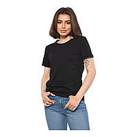 Жіночі футболки 5 штук бавовна Туреччина розміри S-2XL (42-50) ростовка чорна