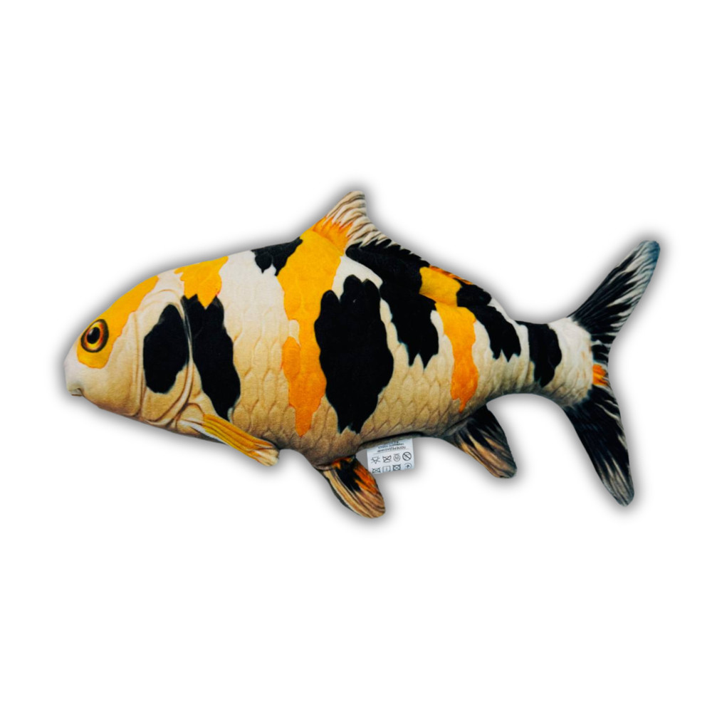 Риба Карп Коі, м'яка дитяча іграшка, золотий, 50 см, фото 1