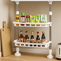 Телескопічна полиця-органайзер 2-х ярусна