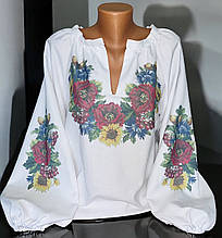 Пошита жіноча заготовка вишиванки  №  119-ПЖС