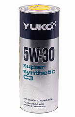 Масло YUKO SUPER SYNTHETIC C3 5W-30 SAE API SN/CF 1л