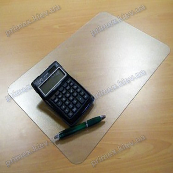 Килимок під ноутбук для захисту столу прозорий 41х50см. Товщина 2,0 мм - фото 7 - id-p476697873