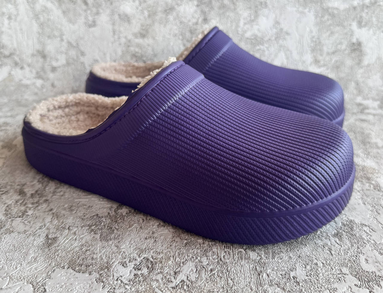 Сабо жіночі на хутрі  Роксол оптом, фото 1