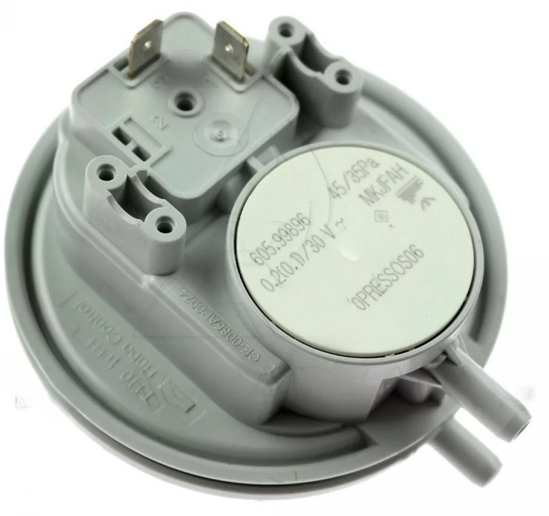 Реле тиску диму (Прессостат) 45/35 Pa для котлів Biasi / Fondital / Immergas / Nova Florida / Alpha Boilers - 6PRESSOS06, фото 1