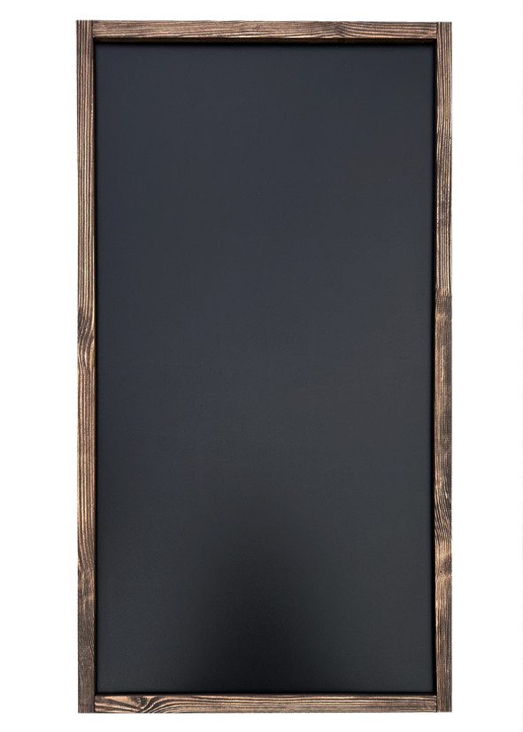 Крейдяна дошка меню, дошка в рамі для крейди та маркера 65х120 см (ХДФ)