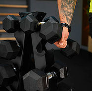 Стійка-піраміда для зберігання 5 пар гантелей Trex Sport TX-055DR, фото 7