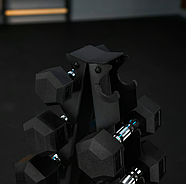 Стійка-піраміда для зберігання 5 пар гантелей Trex Sport TX-055DR, фото 10