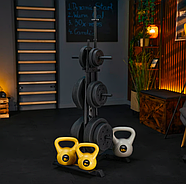 Стійка для дисків і грифів Trex Sport TX-065WR з полицями, фото 6