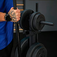 Стійка для дисків і грифів Trex Sport TX-065WR з полицями, фото 9