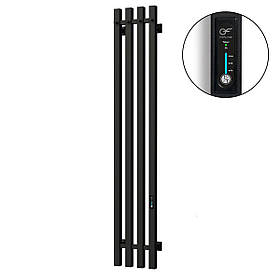 Електрична рушникосушка Flyme EF Levante (терморегулятор + таймер) колір чорний, права