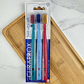 Набір зубних щіток Curaprox Ultra Soft CS 5460 (зелена, блакитна, рожева), 3 шт